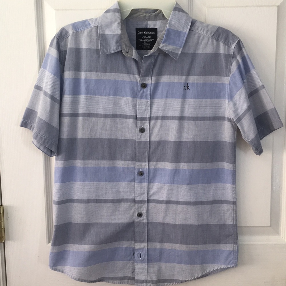 Calvin Klein Jeans Stripe Button Shirt